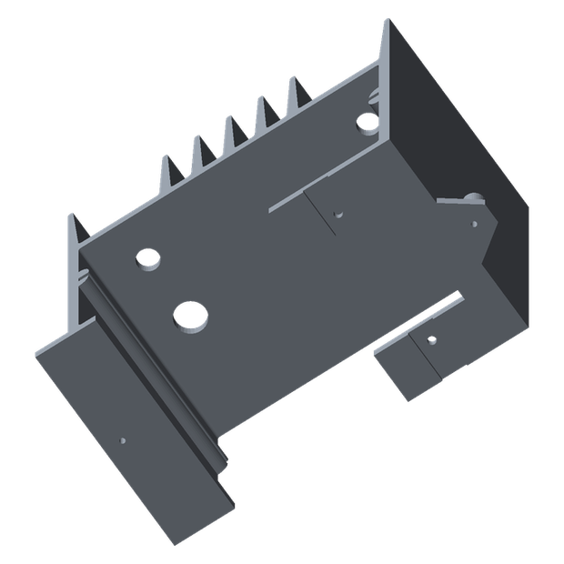 Medical Heatsink CAD render